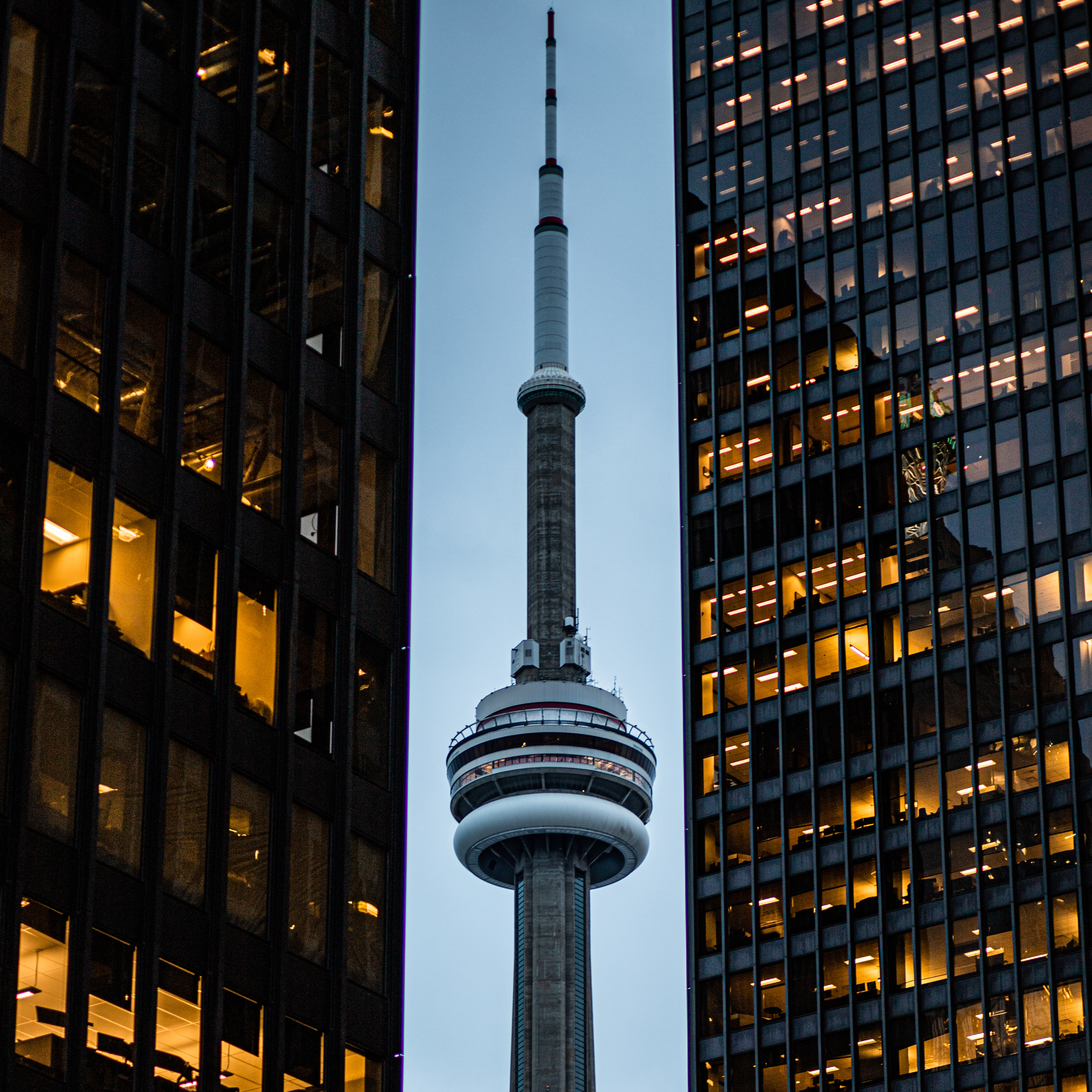 Modern financial building interior